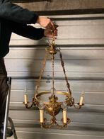 luster in landelijke/klassiek stijl, Huis en Inrichting, Lampen | Kroonluchters, Ophalen, Gebruikt, Glas, Klassiek