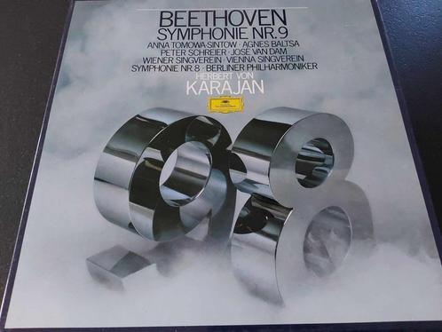BEETHOVEN - Symphonien NR. 8&9 BOX 2 x LP / DG - 2707 109, Cd's en Dvd's, Vinyl | Klassiek, Gebruikt, Romantiek, Kamermuziek, 12 inch