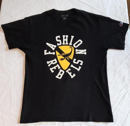 Griselda Fashion Rebels T-shirt gedrukt op Champion medium, Kleding | Heren, T-shirts, Gedragen, Maat 48/50 (M), Zwart, Verzenden