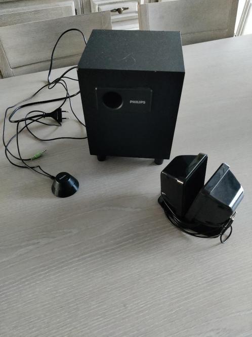 Multimedia luidsprekers, Audio, Tv en Foto, Luidsprekerboxen, Gebruikt, Subwoofer, Minder dan 60 watt, Philips, Ophalen