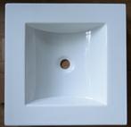 Lavabo NEUF AQ2 de VITRA - carré en céramique - blanc 50x50, Ophalen, Nieuw, Wastafel