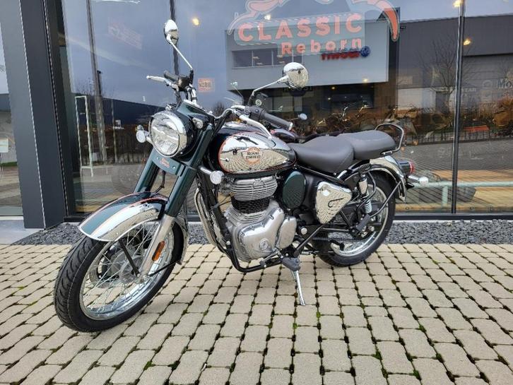 Royal Enfield Classic 350 Chrome Emerald, Motoren, Motoren | Royal Enfield, Bedrijf, Overig, 12 t/m 35 kW, Minimaal motorrijbewijs A2