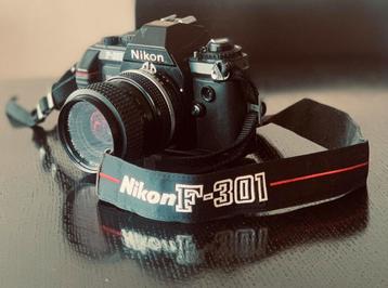 Nikon F-301 filmcamera beschikbaar voor biedingen