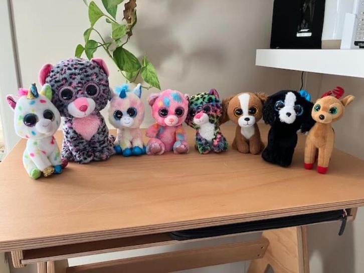 Familie knuffels Velve Ty, Kinderen en Baby's, Speelgoed | Knuffels en Pluche, Zo goed als nieuw, Ophalen of Verzenden
