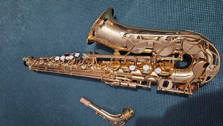 Yamaha yas 280 altsaxofoon, Muziek en Instrumenten, Blaasinstrumenten | Saxofoons, Zo goed als nieuw, Alt, Met koffer, Ophalen