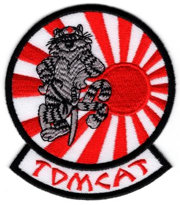 Tomcat stoffen opstrijk patch embleem beschikbaar voor biedingen