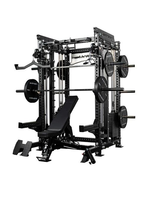 Martech M8 Monster gym set: All-in one squat rack, smith, Sport en Fitness, Fitnessapparatuur, Nieuw, Krachtstation, Armen, Benen