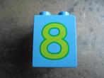 Lego Duplo Brick 2x2x2 (zie foto's), Ophalen of Verzenden, Gebruikt, Losse stenen, Duplo