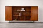 Fristho Modulus, jaren 60', Teck, Mid-century modern dressoir / Scandinavische stijl, jaren 60, 200 cm ou plus, Moins de 25 cm