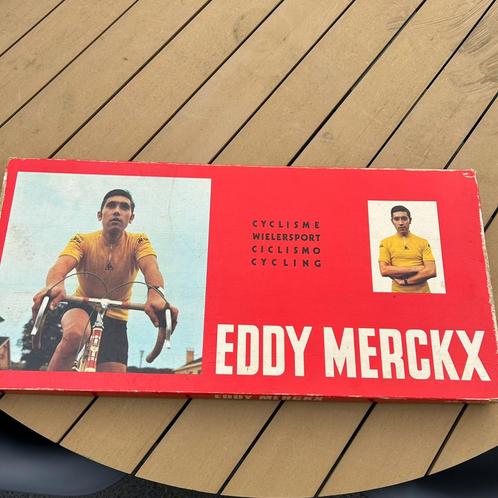 Origineel Vintage Bordspel Eddy Merckx, Hobby en Vrije tijd, Gezelschapsspellen | Bordspellen, Gebruikt, Drie of vier spelers