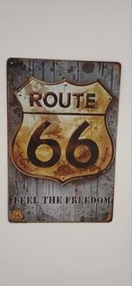 66feel the freedom rijplaat, Ophalen of Verzenden, Zo goed als nieuw, Reclamebord