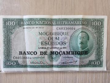 Bankbiljet Mozambique 100 Escudos, Postzegels en Munten, Ophalen, Overige landen, Los biljet