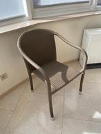 Stevige stoel met armleuning, Huis en Inrichting, Stoelen, Ophalen, Zo goed als nieuw, Bruin, Eén