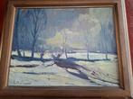 Winterlandschap met bomen van G. De Pauw, Antiek en Kunst, Ophalen of Verzenden