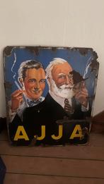 Panneau publicitaire en émail AJJA, Enlèvement, Panneau publicitaire