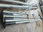 Metalen palen - zuilen - reclamebord - verlichtingspaal, Ophalen, Gebruikt, Metalen palen en kokers, Geen idee