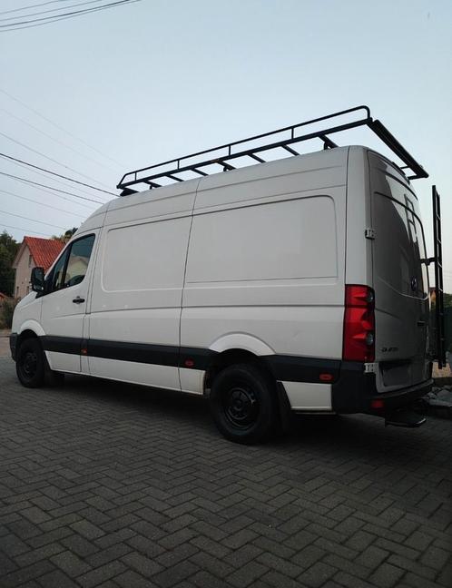 Volkswagen Crafter, Auto's, Bestelwagens en Lichte vracht, Particulier, Trekhaak, Volkswagen, Diesel, Handgeschakeld, Wit, Grijs