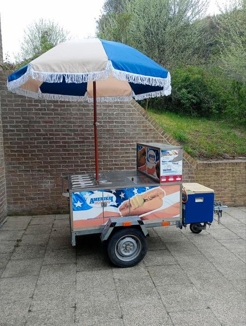American hotdog trailer, Auto diversen, Aanhangers en Bagagewagens, Zo goed als nieuw, Ophalen