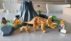 Playmobil Triceratops met vulkaan, Kinderen en Baby's, Speelgoed | Playmobil, Ophalen of Verzenden, Zo goed als nieuw