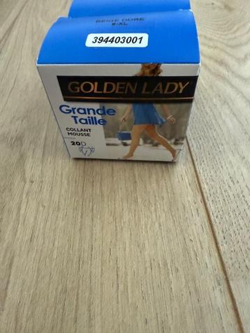 2 paires de collant Golden Lady, Enlèvement ou Envoi, Beige, Bas Stay-up, Autres tailles