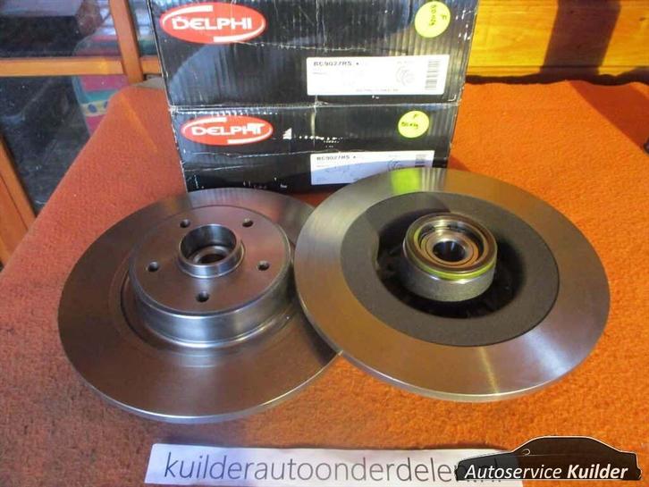 Remschijven achter Renault Vel Satis M12 bouten Delphi Nieuw, Auto-onderdelen, Remmen en Aandrijving, Renault, Nieuw, Ophalen of Verzenden