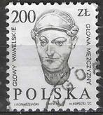 Pologne 1986 - Yvert 2868 - Sculptures - Tête d'homme (ST), Envoi, Pologne