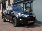 Isuzu D-max DUBBEL CABINE BE Trekker LEER Volll (bj 2015), Auto's, Isuzu, Gebruikt, 4 cilinders, Zwart, Vierwielaandrijving