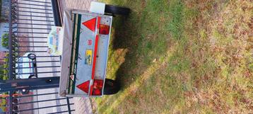 Remorque légère 1mx1m en galvanisé basculante comme neuf  beschikbaar voor biedingen