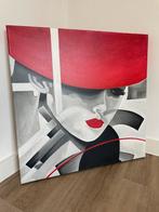 Arcyl canvas "La femme au chapeau écarlate", Ophalen