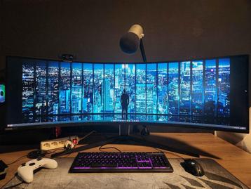 SAMSUNG widescGaming monitor Odyssey G9 49" Curved (2 jaar) beschikbaar voor biedingen