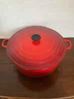Le Creuset rode kookpot maat 34 - als nieuw, Verzenden, Zo goed als nieuw