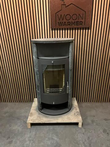 25058 Speksteenkachel Fireplace 7kw🔥 beschikbaar voor biedingen