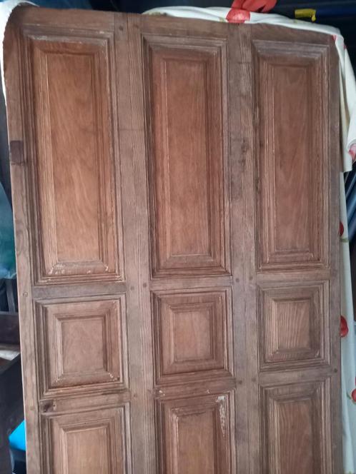 Vintage binnendeur met spiegels 85/191, Huis en Inrichting, Woonaccessoires | Kamerschermen, Gebruikt, Ophalen