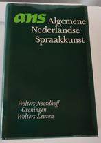 Algemene Nederlands Spraakkunst ANS, Boeken, Schoolboeken, Ophalen of Verzenden, Zo goed als nieuw, Nederlands, G.Geerts, W.Haeseryn, J. de Rooij, M.C. van den Toorn