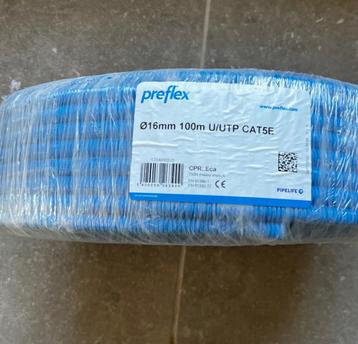 electrische kabel preflex, 100m U/UTP CAT 5E + anderen beschikbaar voor biedingen