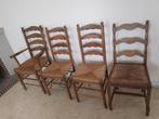 Ensemble de 4 chaises en chêne, Huis en Inrichting, Stoelen, Ophalen, Gebruikt