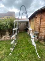Zwembadladder, Tuin en Terras, Ophalen, Zo goed als nieuw