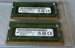 Ddr4 so-dimm voor 2x4gb 3200 laptop, Computers en Software, RAM geheugen, Ophalen of Verzenden, Zo goed als nieuw, DDR4