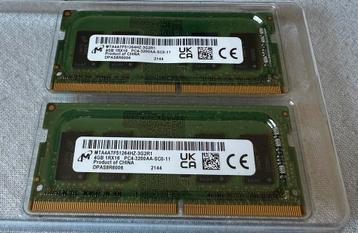Ddr4 so-dimm voor 2x4gb 3200 laptop beschikbaar voor biedingen