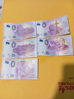 5 billets de 0 euros, Timbres & Monnaies, Billets de banque | Europe | Euros, Enlèvement ou Envoi