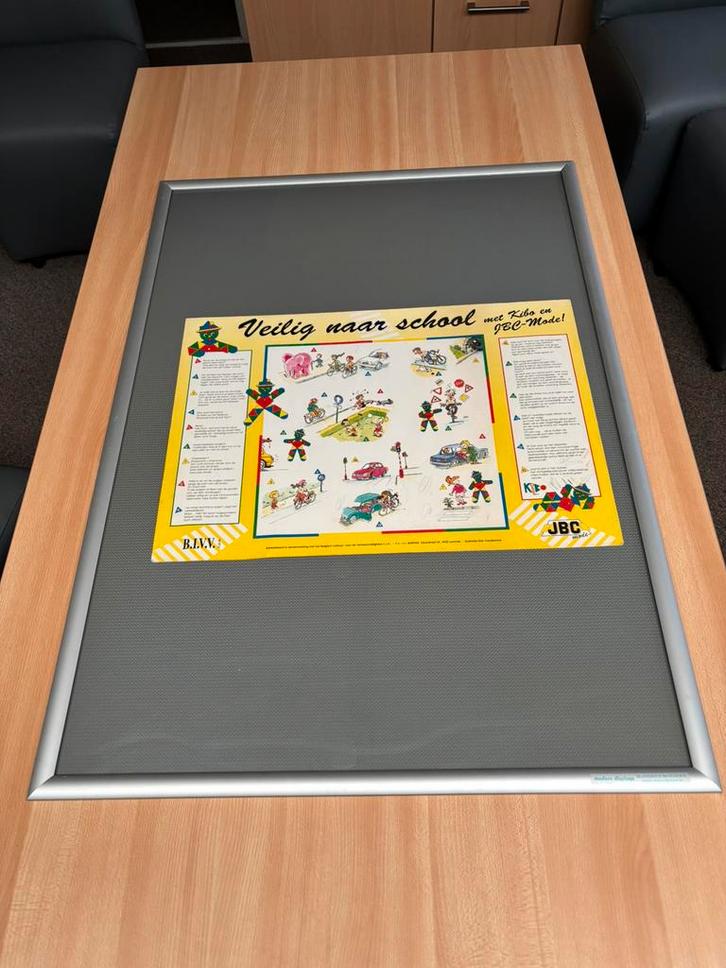Informatiebord of reclamebord. 2 stuks, Verzamelen, Merken en Reclamevoorwerpen, Gebruikt, Reclamebord, Ophalen