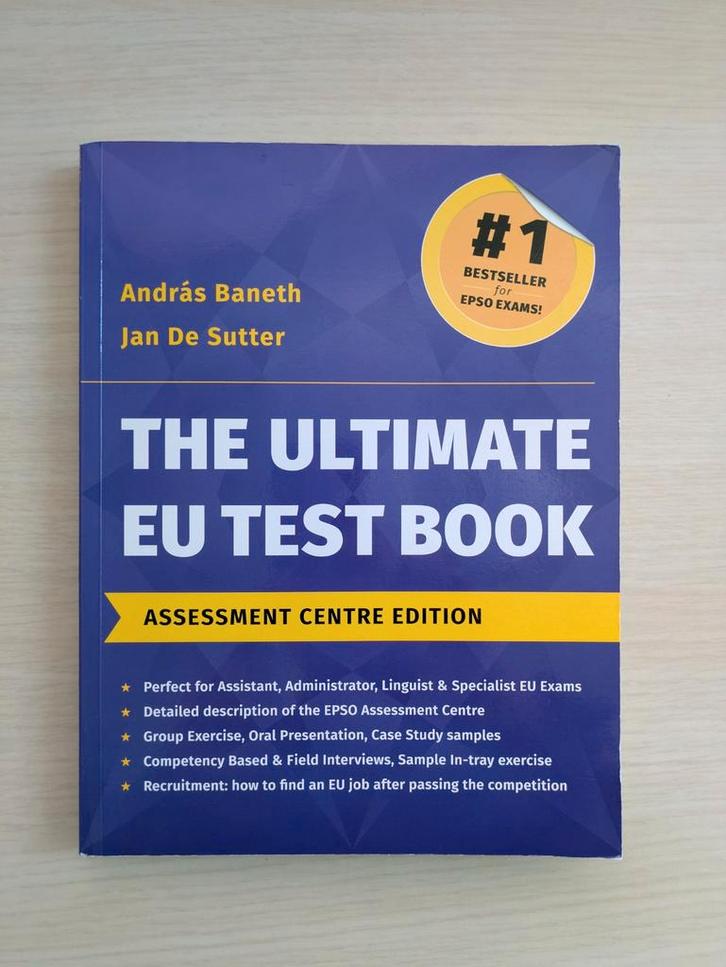The Ultimate EU Test Book, Assessment Centre Edition, 2016, Boeken, Overige Boeken, Gelezen, Ophalen
