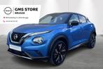 Nissan Juke N-Design DCT + technology pack, Auto's, Automaat, Stof, Gebruikt, Blauw