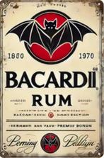 Reclamebord vintage Bacardi rum - mancave poolhouse nieuw, Verzamelen, Ophalen of Verzenden, Zo goed als nieuw, Reclamebord
