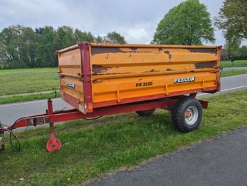 Peecon KW3500 kipper met opzetborden, klep, kipwagen