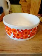 Arcopal France schaal lotus rood oranje jaren 70 seventies, Antiek en Kunst, Ophalen