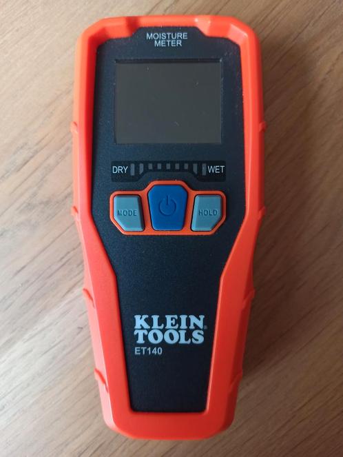 Klein Tools ET140 vochtmeter, Doe-het-zelf en Bouw, Meetapparatuur, Zo goed als nieuw, Vocht of Vloeistof, Ophalen of Verzenden