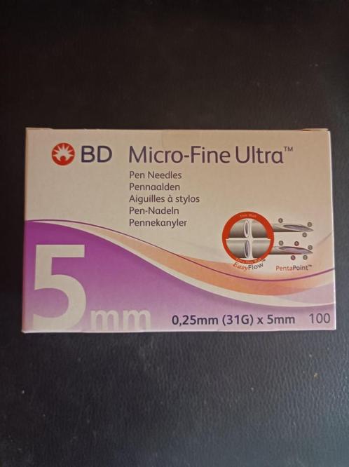 Micro fine ulta pennaalden voor insulinepennen, Diversen, Verpleegmiddelen, Nieuw, Ophalen of Verzenden