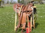 Selle Western brune complète, Ophalen, Zo goed als nieuw