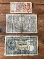 100 francs 20 belgas oud Beligsch geld, Postzegels en Munten, Ophalen of Verzenden, Bankbiljetten